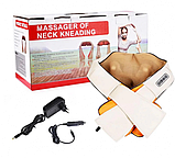 Роликовий масажер для спини та шиї Massager of Neck Kneading 220+12 w, фото 5