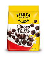 Шоколадные шарики злаковые Fiesta Choco Balls, 250г Польша, сухие завтраки, хлопья, быстрого приготовления