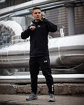 Утеплений чоловічий костюм чорний TB-2U Under Armour тринитка ЯКІСТЬ ТОП!! L