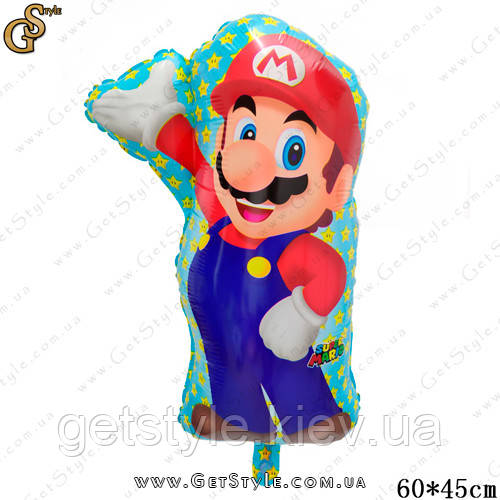 Повітряна куля Маріо Mario 60 х 45 см, фото 1
