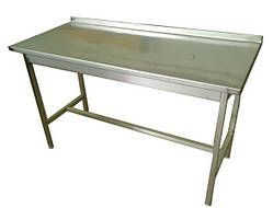 Обробний стіл без полки із нержавіючої сталі шириною 500 мм