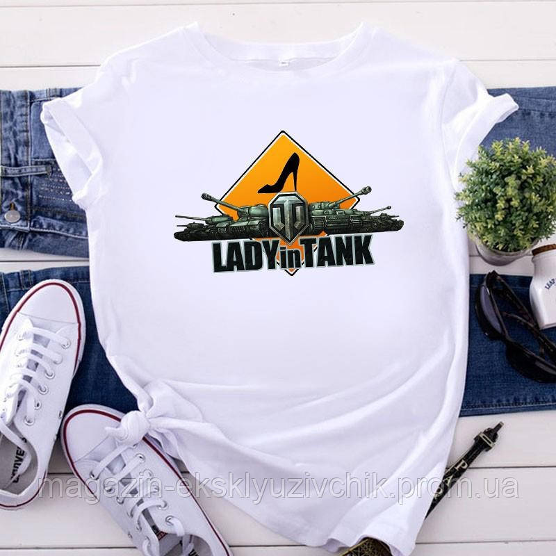 Жіноча футболка "Lady is Tank"