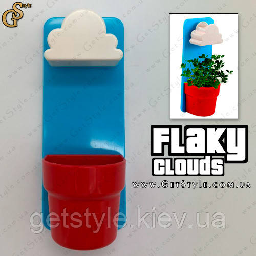 Квітковий горщик Домашник Flaky Clouds 18 х 7 см