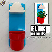 Цветочный горшок Домашний Дождик Flaky Clouds 18 х 7 см