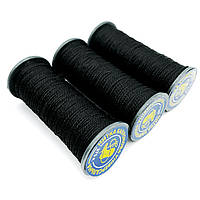 Нитка взуттєва чорна, капронова універсальна