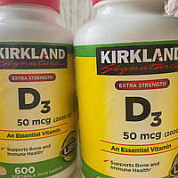 Kirkland Signature Vitamin D3 50mcg \ 600 шт. Вітамін Д 3 США