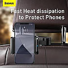 Тримач для телефону на підголовник Baseus Back seat Vehicle Phone Hook black, фото 8