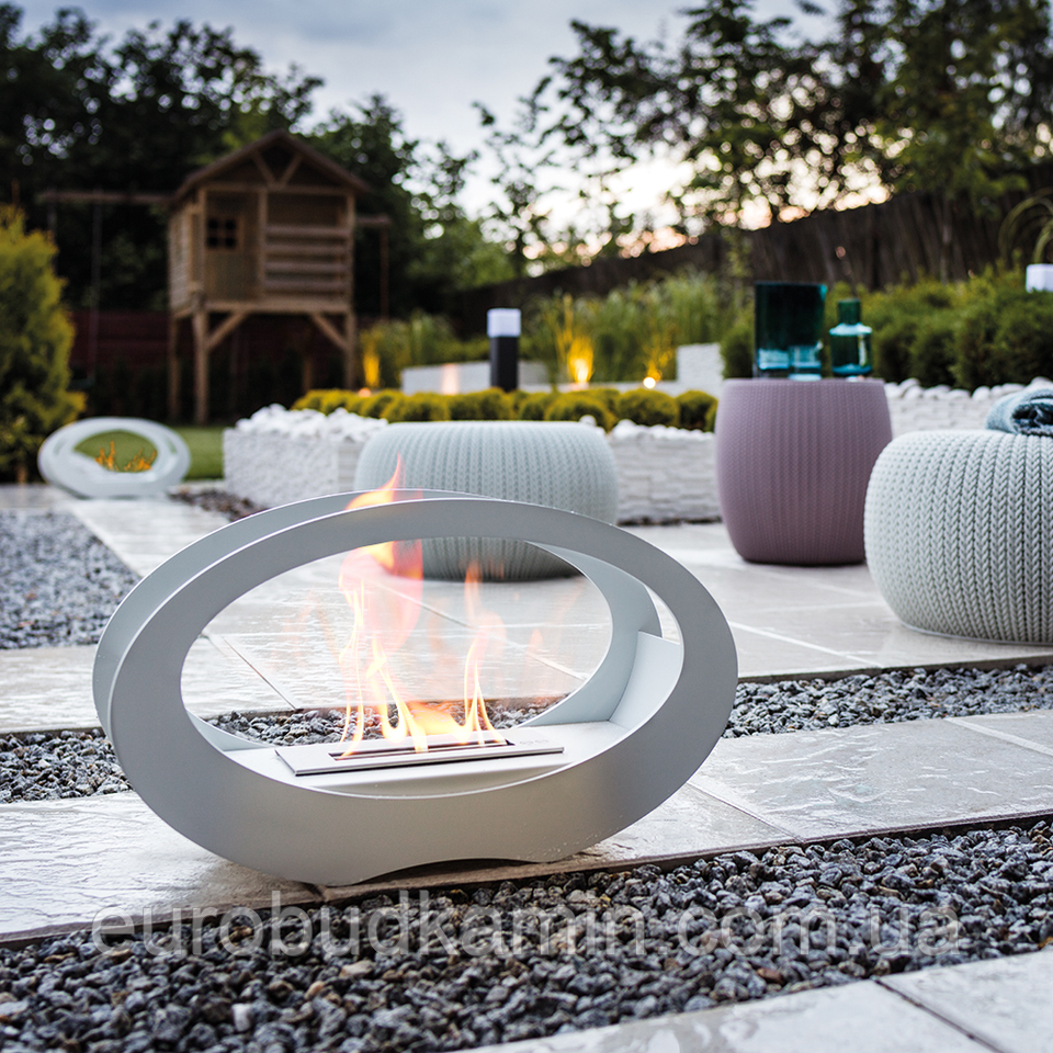 Біокамін Kratki ECHO білий з сертифікатом TUV