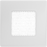 Вентиляционная решетка Kratki для камина белая 11x11