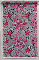 Рулоннi штори Квiти 5236/3 Червоний