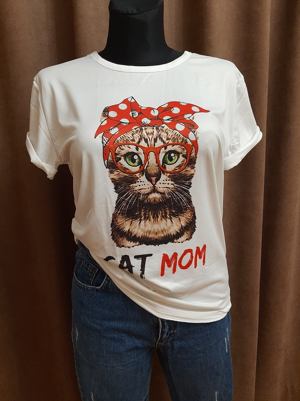 Футболка жіноча "Cat mom 3"