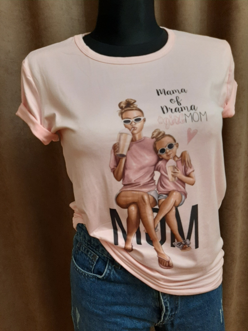 Футболка жіноча "Mom gerl"