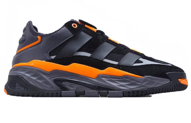 Кросівки Adidas Niteball Black Orange, фото 1