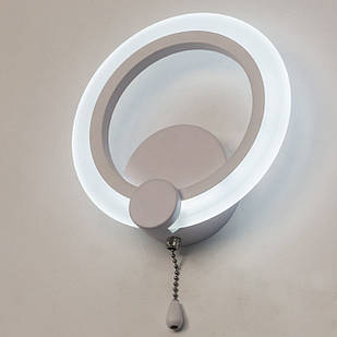 Cвітлодіодна бра LED 13 Вт колір каркасу білий D-A9133/1WH