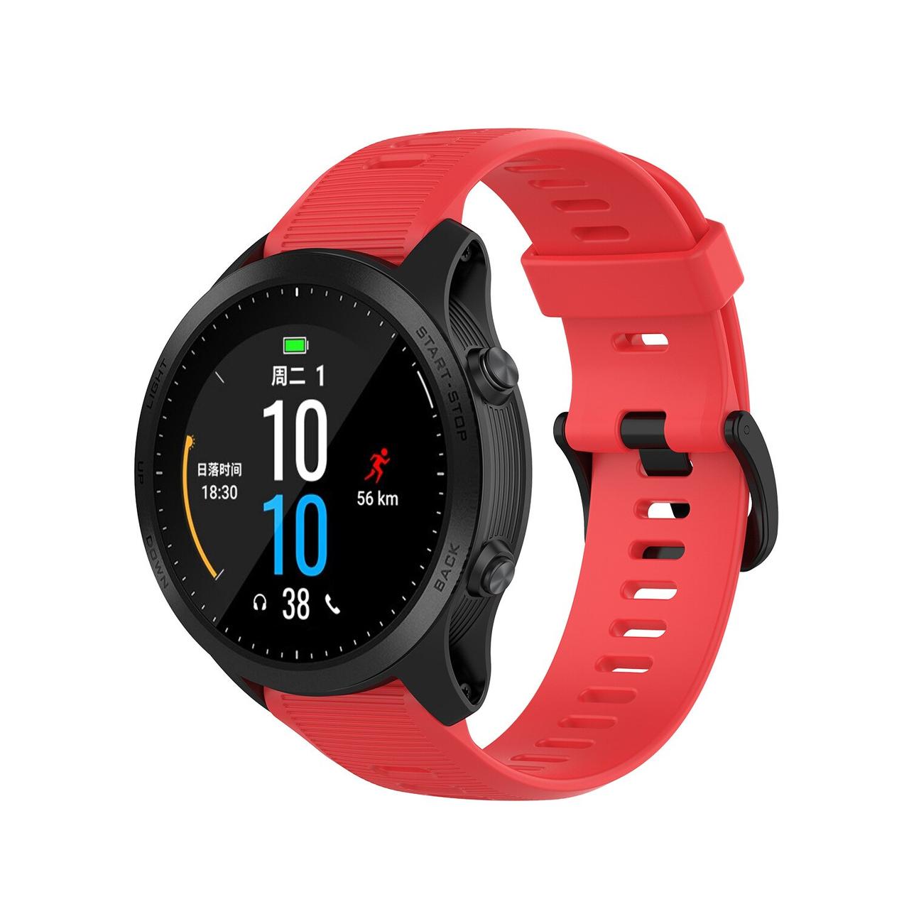 Ремінець для Garmin Forerunner 935/ 945/ Fenix 5, 5 Plus (червоний)