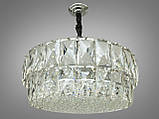 Сучасна кришталева люстра 8070-600HR+WH, фото 2