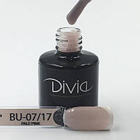 Зміцнюючий та моделюючий гель Divia Build It Up Gel (BU17 - Pale Pink, блідо-рожевий), 15 мл