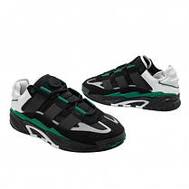 Кросівки Adidas Niteball Core Black Cloud White Green Sub, фото 3