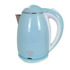 Електричний чайник із металевою колбою Goldberg GB-8689 Блакитний