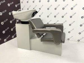 Перукарська мийка Чіп_white з кріслом Фламінго мийки для перукарні VM2019_