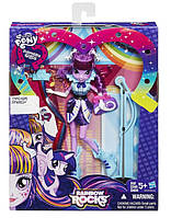 My Little Pony Equestria Girls Rainbow Rocks Twilight Sparkle Rockin' Hairstyle Doll