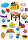 Детская развивающая книга-игра Сообразительные малыши. Солнце 402962 с наклейками, фото 2