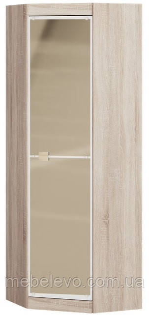 Шафа кутова з дзеркалом 700 Соната 2050х700х700мм Еверест