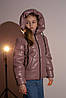 Модні куртки для дівчаток дитячі розмір 140-158, фото 4