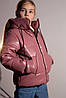Дитяча шкірозамінник куртка для дівчинки розмір 140-158, фото 9