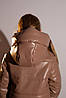 Дитяча шкірозамінник куртка для дівчинки розмір 140-158, фото 6