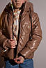 Дитяча шкірозамінник куртка для дівчинки розмір 140-158, фото 5