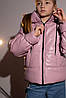 Весняні куртки для дівчаток підлітків під шкіру розмір 140-158, фото 2
