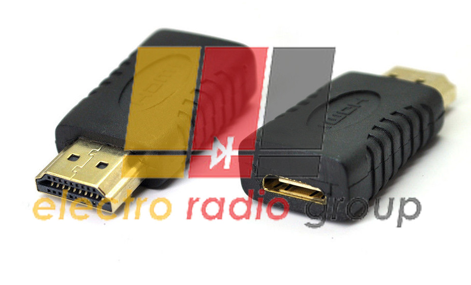 Перехідник mini hdmi (мама)- hdmi (тато)