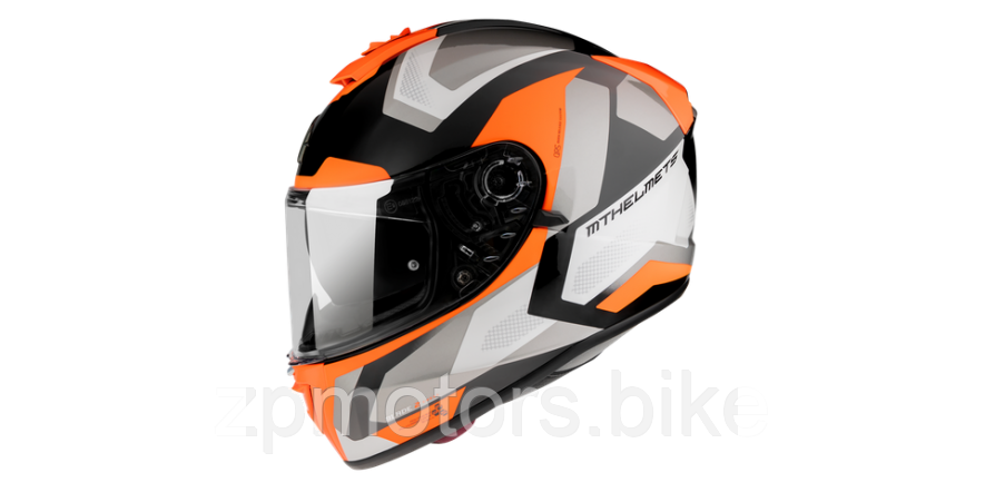 Мотошолом, шолом MT Blade 2 SV Finishline D4 Gloss Fluor Orange (XL)