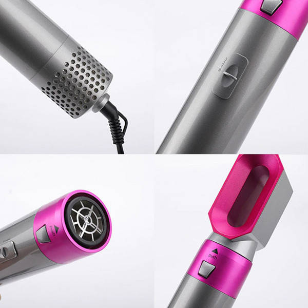 Фен щетка мультистайлер для волос 5 в 1 Hot Air Styler 5 насадок по лучшей цене - 1568045323