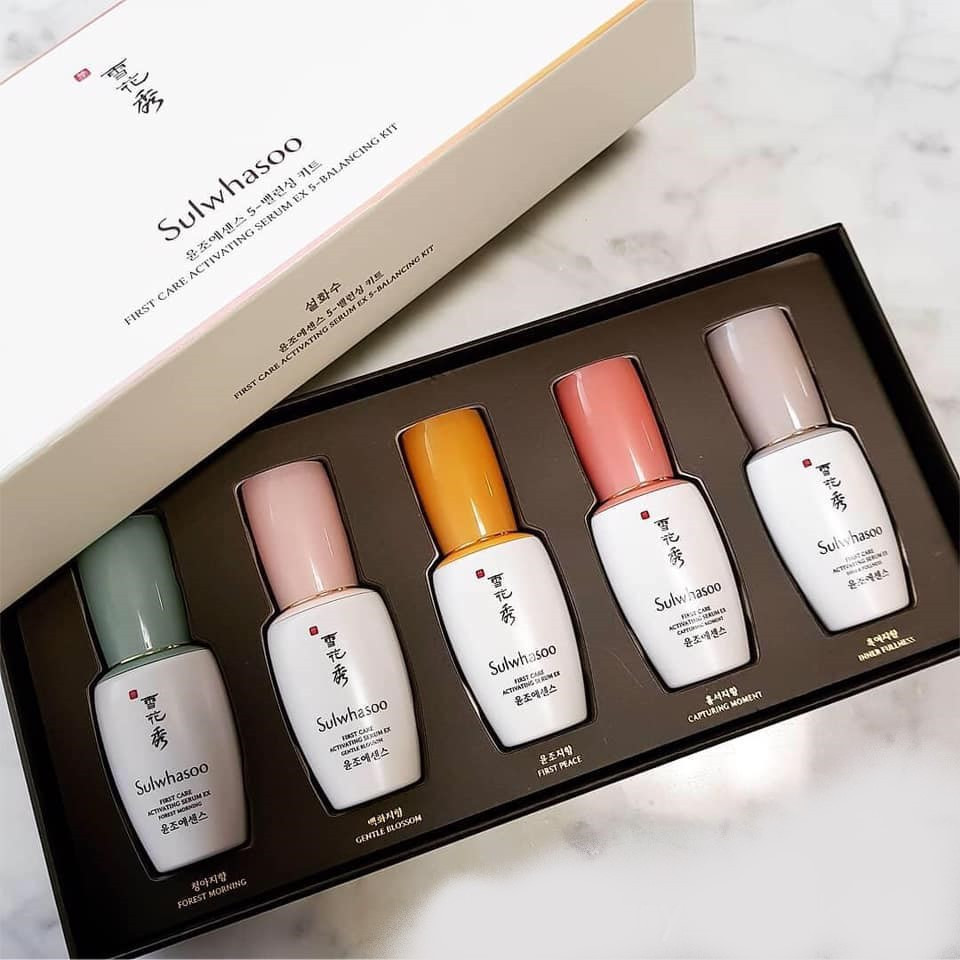 Sulwhasoo Care Activating Serum EX 5 Балансувальна сироватка 5 ароматів у наборі лімітованої серії 75 мл