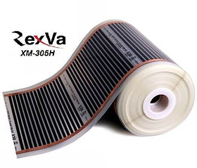 Інфрачервона нагрівальна плівка RexVa XM-305H (для саун) 0.5м/400Вт