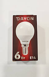 LED лампа DAYON EMT-1714 G45 6W 4100K E14
