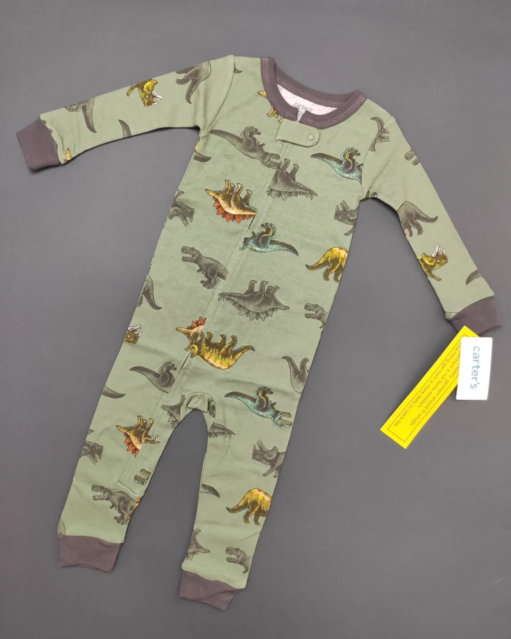 Хлопковый человечек слип Carter's 12 м 72-76 см.