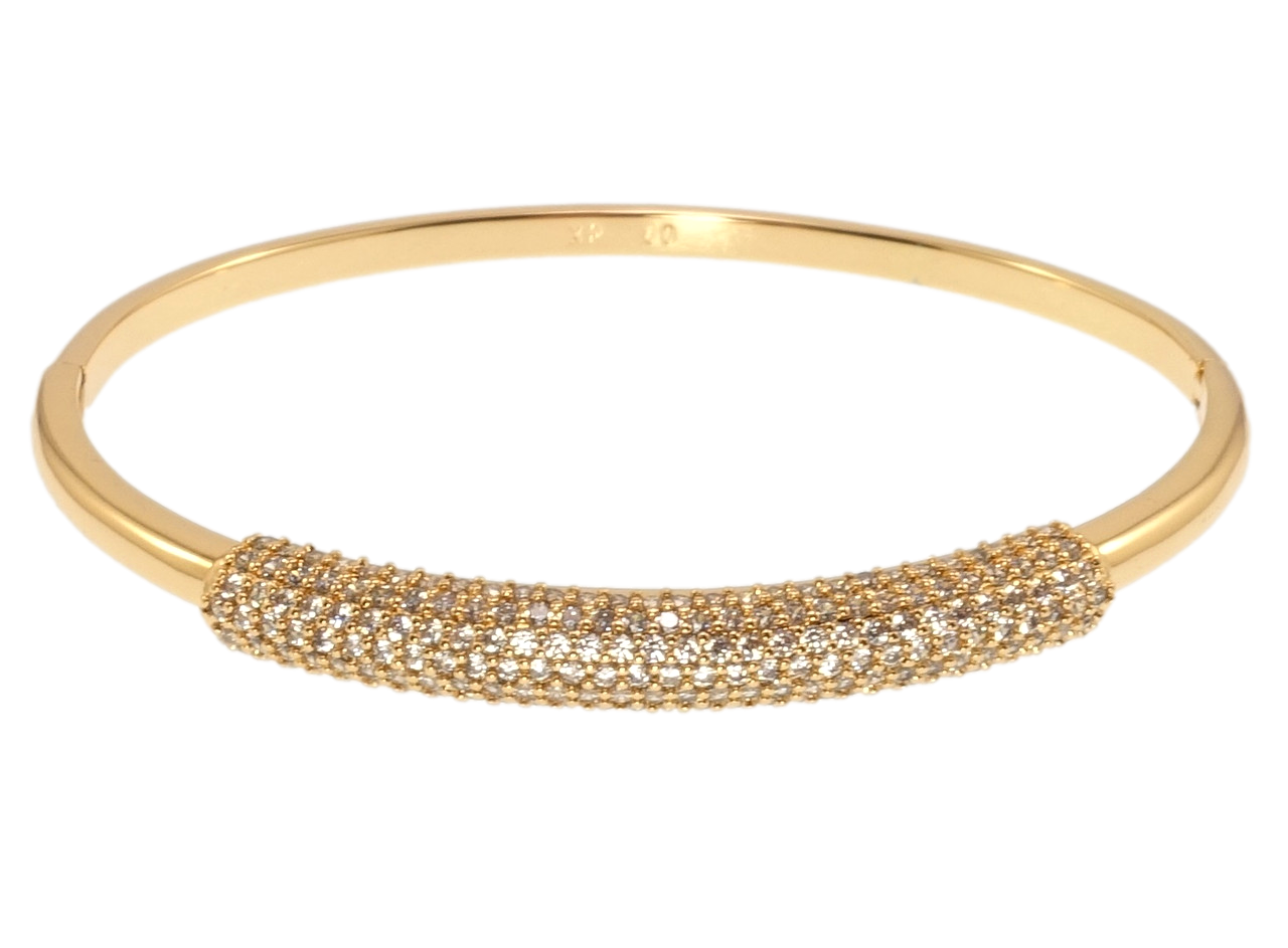 Браслет Xuping Позолота 18K "Інкрустація цирконієм" ø 6см