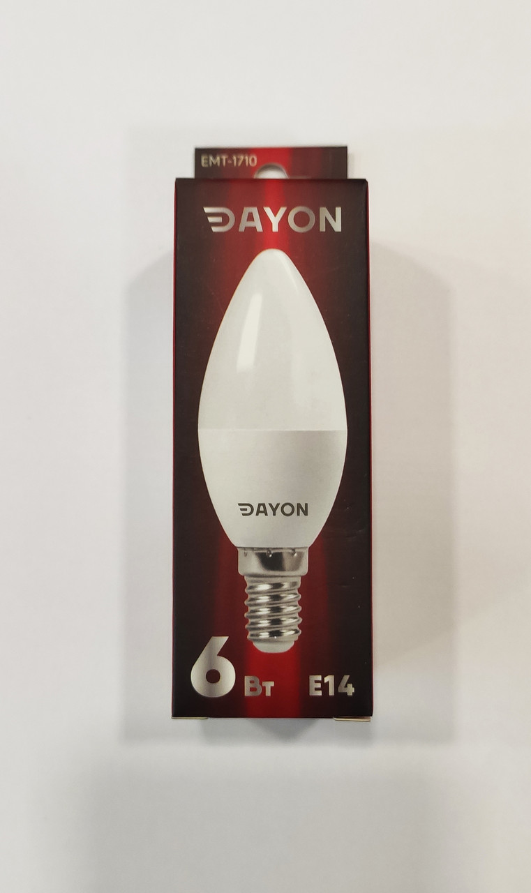 LED лампа DAYON EMT-1710 C37 6W 4100K E14