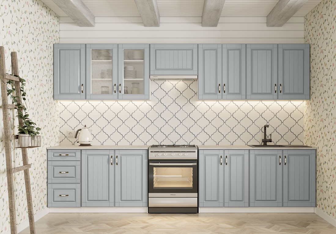 Кухня Прованс 3.2 м блакитна лагуна (Світ Меблів), фото 1