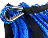 Синтетичний трос (кевларовий) на автомобільну лебідку 18000lbs (8200кг 26м 10мм), фото 6