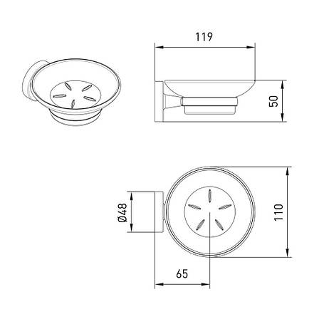 RONDA мильниця, de la noche Арт. 2535.210104, фото 2