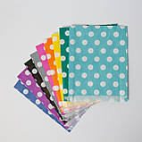 Набір пакетів подарункових паперових 170*30*230 мм, 135 шт Крафт пакет яскравих кольорів Маленькі Дитячі подарункові, фото 2