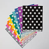 Кольорові паперові пакети 170*30*230 мм упаковка 108 шт Набір пакетів подарункових паперових маленьких, фото 4