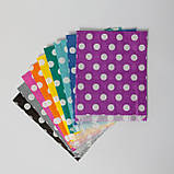 Крафт пакет яскравих кольорів 170*30*230 мм, упаковка 135 штук Маленькі подарункові пакети з малюнком Готові, фото 6