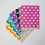 Набір пакетів подарункових паперових 170*30*230 мм, 135 шт Крафт пакет яскравих кольорів Маленькі Дитячі подарункові, фото 3