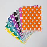 Кольорові паперові пакети 170*30*230 мм упаковка 108 шт Набір пакетів подарункових паперових маленьких, фото 7