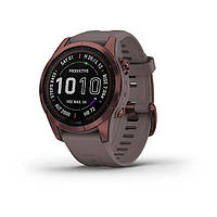 Смарт часы Garmin Fenix 7S Sapphire Solar Dark Bronze Titanium with Shale Gray Band